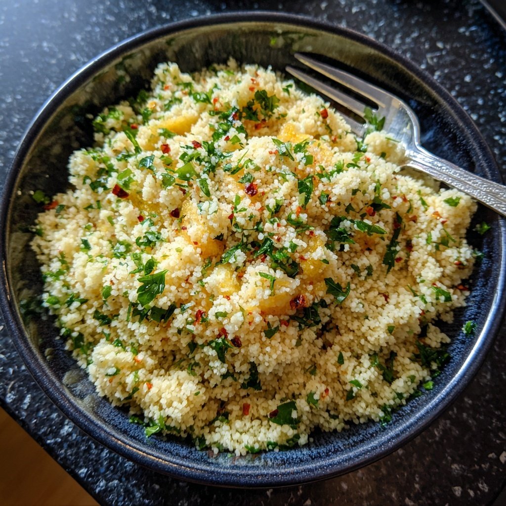 Couscous mit Kräutern und Zitrone