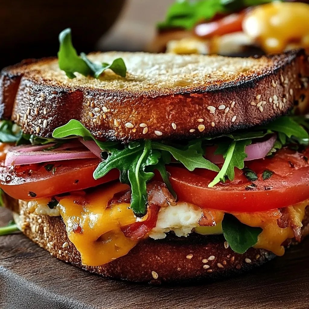 Bauernfrühstücks-Sandwich