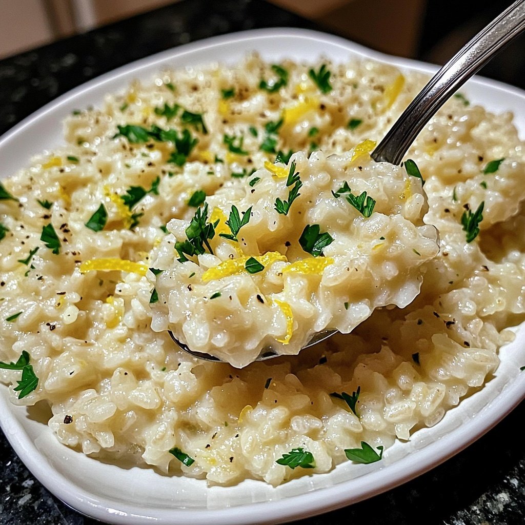Risotto mit Zitronenschale