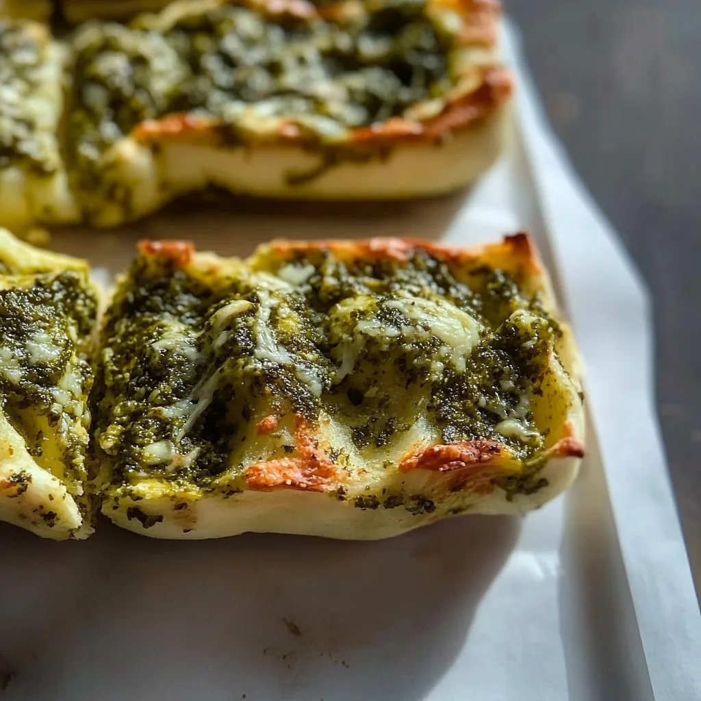 Basilikum-Pesto-Käse-Blätterteig-Weihnachtsbaum