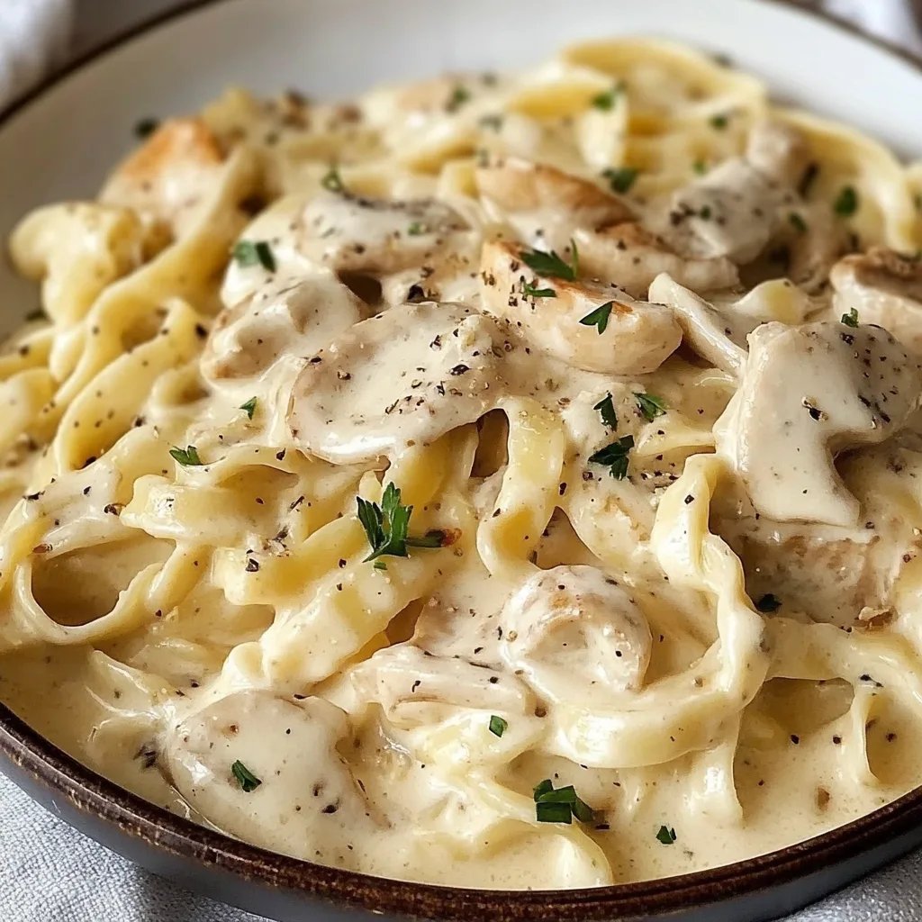 Cremiges Hähnchen Alfredo