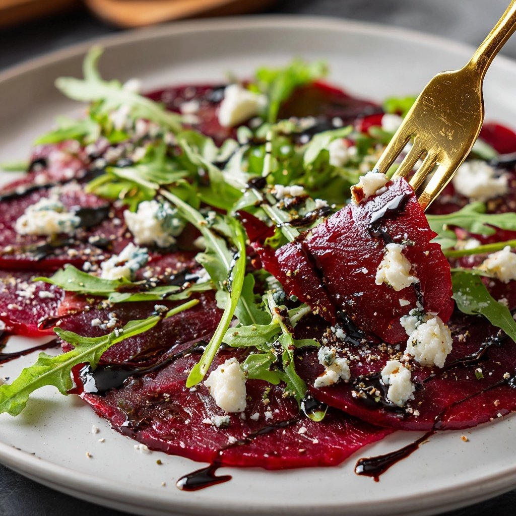 Carpaccio von Roter Bete