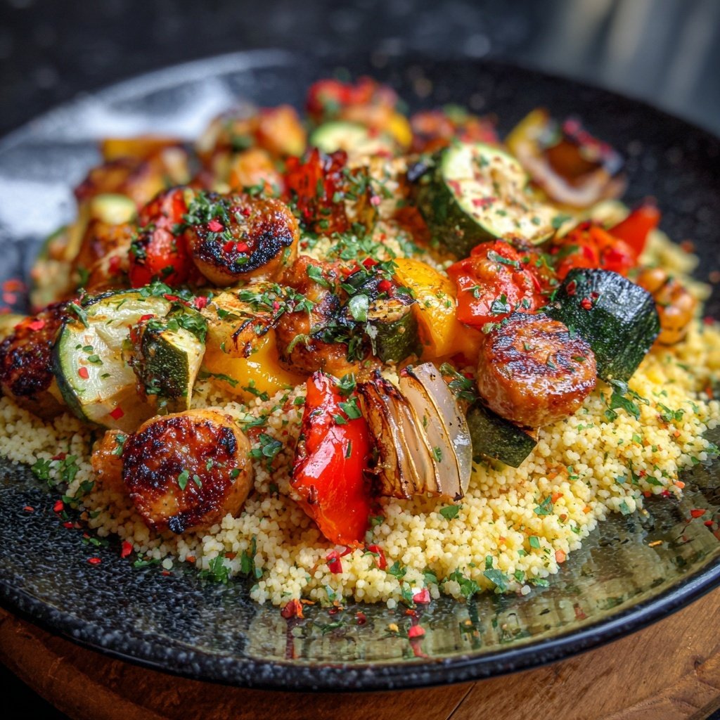 Salat Zum Grillen Mit Couscous