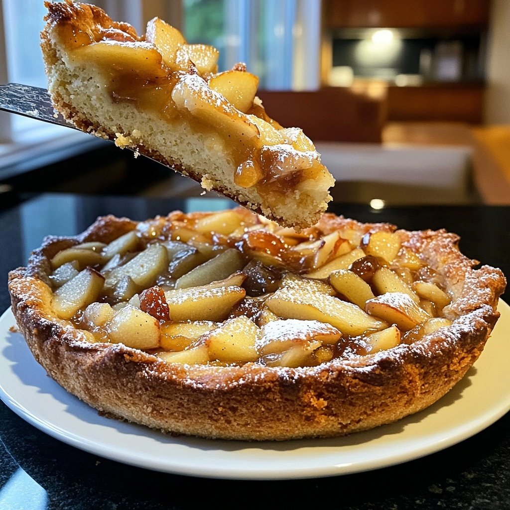 Weihnachtliche Birnentorte