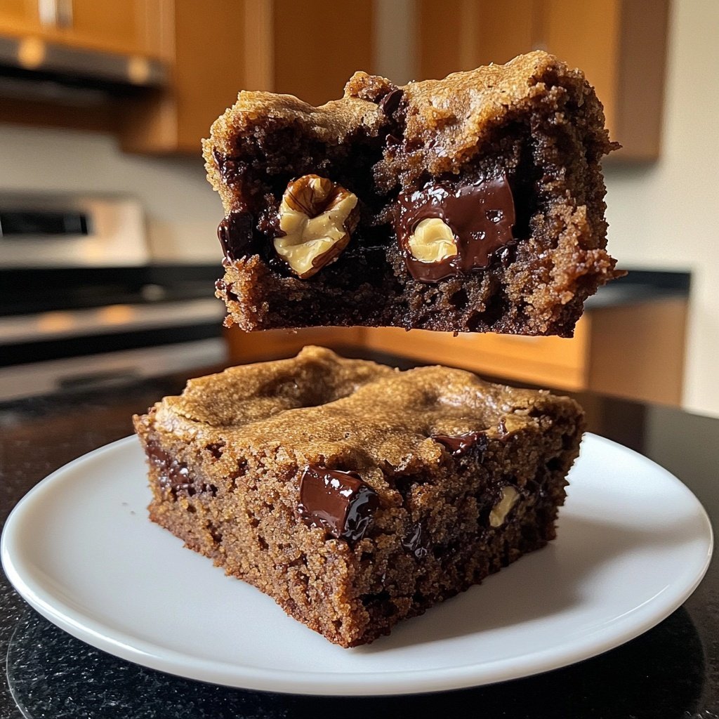 Fudgy Chewy Browkies (Brookies)