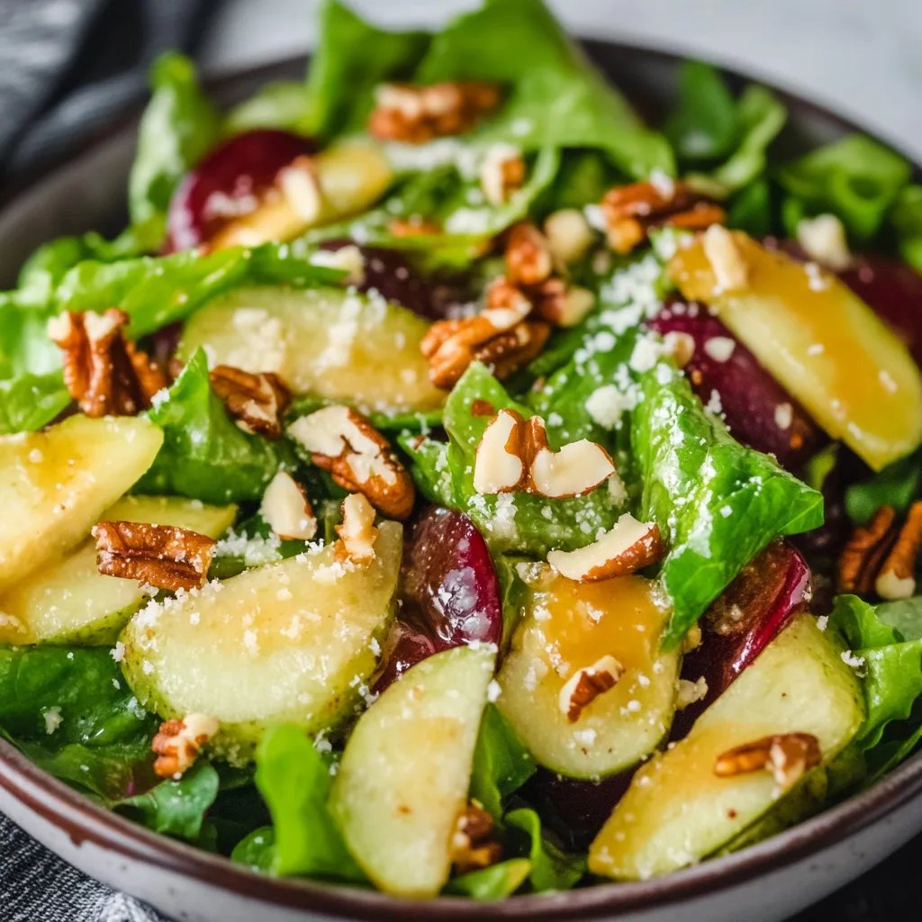 Erfrischender Apfel-Walnuss-Salat