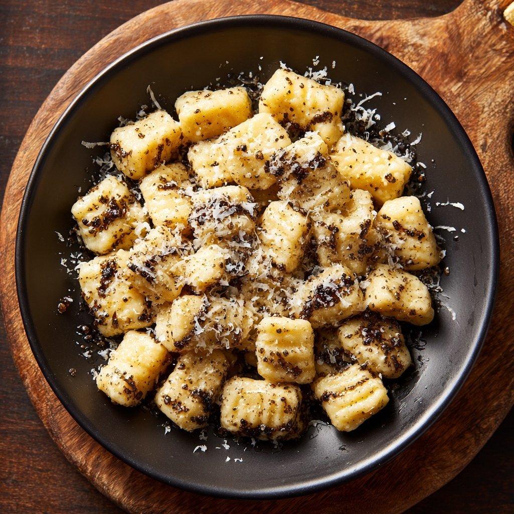 Gnocchi mit Trüffelöl und Parmesan